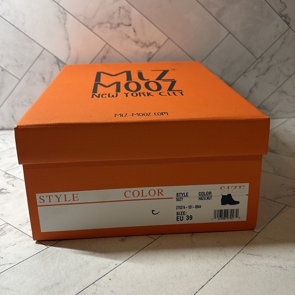 Miz Mooz - New in Box - EU39 - Suzy - Hazelnut (Brown)  Ankle Boots - Picture 9 of 9